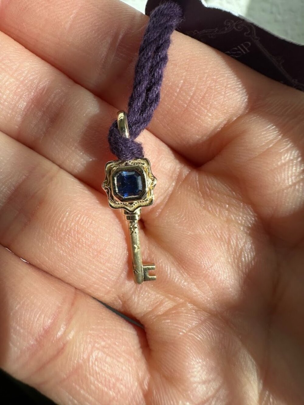 Le Conte x Gem Gossip Limited Edition Vanity 14k Gold Key Pendant